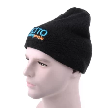 China jacquard winter hat, knitted beanie with top ball supplier manufacturer