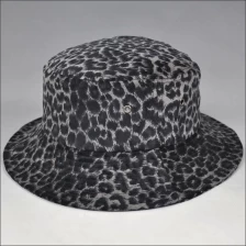 China leopard printed bucket hats caps manufacturer