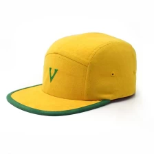 China plain embroidery suede 5 panels snapback vfa caps manufacturer