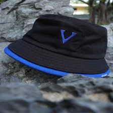 Chine logo de conception de chapeaux de seau vfa broderie plate simple fabricant