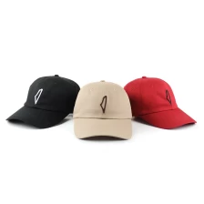 China plain logo embroidery dad hat custom supplier manufacturer