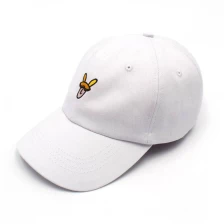 Cina cappellini da baseball bianchi con ricamo logo semplice personalizzato produttore