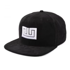 الصين نفخة التطريز من جلد الغزال مجهزة snapback القبعات الصانع