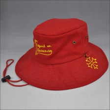 China red bucket hat with string manufacturer