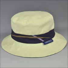 China reversível inverno amarelo balde chapéu fabricante