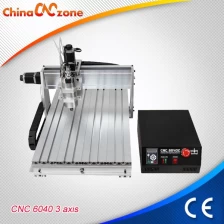 porcelana Máquina ChinaCNCzone CNC6040Z Mini CNC de aluminio con 2200W husillo con 3 ejes 4 ejes para la Selección fabricante