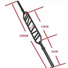 Chiny 2,08 m Multi Grip Tricep Bar Olympic Barbell Bar dostawcy producent