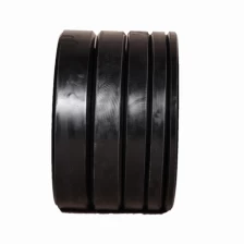 الصين China Factory Wholesale High Quality Black Full Rubber Bumper Weight Bumper Plate الصانع