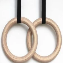 China High Quality Wood Gymnastic Ring For Gymnastic Exercise. manufacturer