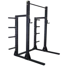 porcelana China Squat Half Rack With Plate Storage Wholesale Supplier fabricante
