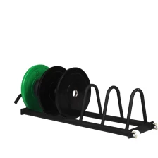 China GYM fitness bumper weight plate storage rack manufacturer