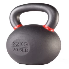 porcelana Gravity Black Cast Iron Powder Coated Kettlebell From China Manufacturer fabricante