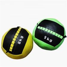 China Gym fitness soft weighted wall ball manufacturer