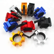 China Hard Aluminum Lock Jaw Barbell Clip Collar manufacturer
