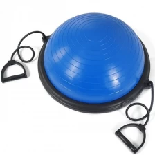 Chine Chinese supplier half ball blue gym balance ball fabricant