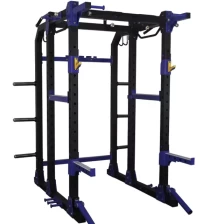 China Multifunctional Fitness Weightlifting Equipment Power Rack Lat Attachment Commercial Gym strength power cage manufacturer
