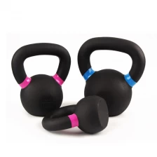 Chine Poudrée Kettlebell Chine fonte poudre enduite Kettlebell fournisseur fabricant