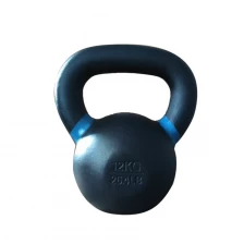 China Power Coated Color Cast Iron Kettlebell manufacturer