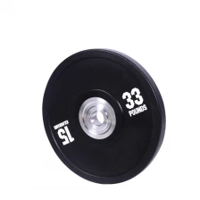 China High quality black rubber bumper weight plates barbell plates manufacturer