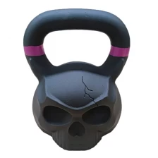 porcelana Skull kettlebell powder coated ghost kettlebell from China factory fabricante