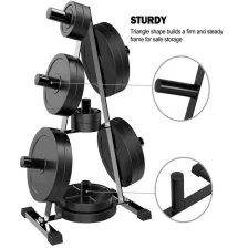 China Wholesale Fitness Stand Bumper Plate Storage Rack manufacturer