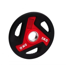 China Wholesale Tri-grips bumper rubber weight plate manufacturer