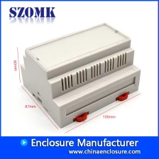 中国 105 * 87 * 60mm SZOMKプラスチックボックス電子機器ハウジングケースLCD DinレールエンクロージャAK-DR-42 メーカー