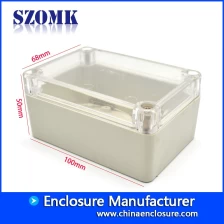 Chine 138 * 68 * 50mm en plastique imperméable à l'eau SZOMK Transparent couvercle de la boîte de contrôleur de l'électronique de couverture / AK-B-FT4 fabricant