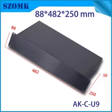 China 19 inch 2U rack aluminum cabinet for industrial use to put the PCB design and electronics manufacturer