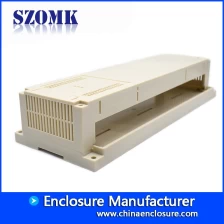 Cina 300 * 110 * 60mm SZOMK plastica din rail PLC strumento custodia scatola di giunzione custodia per dispositivi elettronici / AK-P-26 produttore