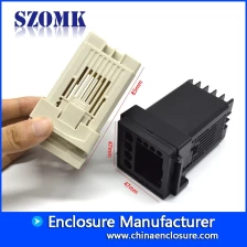 China 85 * 60 * 48mm luz cinza abs material trilho din pcb caixa de plástico AK-DR-16 fabricante