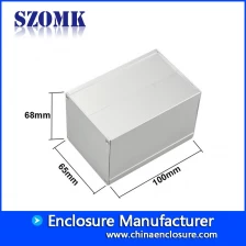 중국 전자 프로젝트 용 알루미늄 박스 인클로저 케이스 전원 공급 장치 앰프 68x65x FREE mm 제조업체