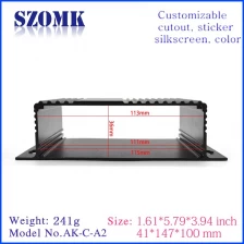 中国 Anodizing Extruded Electrical Enclosure Aluminum PCB Box Junction Housing 制造商