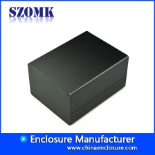 China Black custom 83x120x155mm extruded aluminum enclosures AK-C-C36 manufacturer