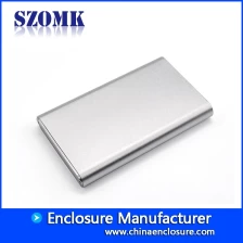 China Szomk fonte de alimentação escovado gabinete de alumínio caixa preta projeto caixa em cor preta para pcb fabricante