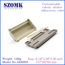 China China fabricage OEM abs plastic din rail behuizing plc schakelkast / AK80005 157 * 86 * 60mm fabrikant