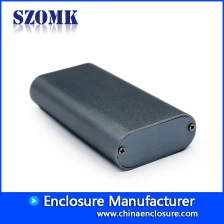 China China fabricação de fábrica de alta qualidade de alumínio extrudado gabinete portátil para a fonte de alimentação móvel AK-C-B69 21 * 51 * 102mm fabricante