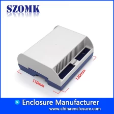 China China supplier customized abs plastic din rail enclosure control module block size 120*110*51mm Hersteller