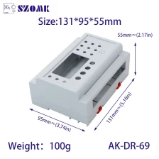 Китай DIN железнодорожный проект коробка электроники корпуса AK-DR-69 производителя