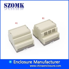 China Din rail relay electronic project plastic enclosure box custom plastic enclosure with 72*87*60mm AK80003 fabrikant