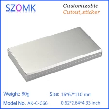 China High Quality Aluminum Junction Box for Electronic AK-C-C66 16*67*110mm fabricante