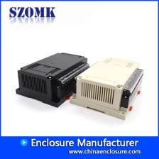 China High quality abs plastic din rail case for PCB AK-P-13a 155*110*60mm manufacturer