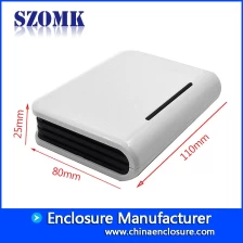 China Hot selling network router enclosure plastic industrial housing with 110(L)*80(W)*25(H)mm fabricante