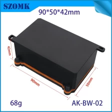 China IP68 Kunststoff wasserdichtes Kasten PC Flame Resparedant VI Außen wasserdichte Junction Box 90*50*42 mm AK-BW-02 Hersteller