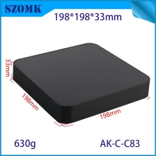 porcelana Mini gabinete de la computadora Aleación de aluminio Mini PC de alimentación Industrial Ruta Soft Ruta Soft Vehículo Cinete de aluminio AK-C-C83 fabricante