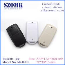 China OEM handheld behuizingen elektronische schakelkast voor voeding AK-H-01A 72 X 39 X 15 mm fabrikant