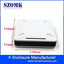 China Plastic elektrische behuizing / behuizing / doos voor ontwerp van de wifi-router en in ... AK-NW-05 120x120x25mm fabrikant