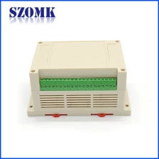 중국 Plastic din-rail enclosure for electronic pcb junction control boxes With terminal blocks 제조업체