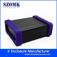 중국 PCB 용 고무가있는 전자 장치 용 SZOMK 알루미늄 압출 인클로저 AK-C-C72® 38 * 88 * 110mm 제조업체