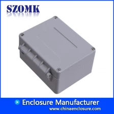 Chine SZOMK Couvercle de charnière en aluminium moulé sous pression étanche AK-AW-28 Poste de travail 100 * 68 * 50mm fabricant